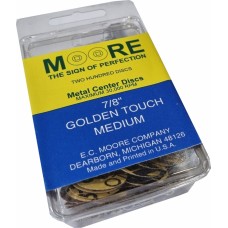 Moores PAPER Discs - Golden Touch - 7/8” (22mm) - Medium (Replaces SAND Coarse Grit Style) - 200pc